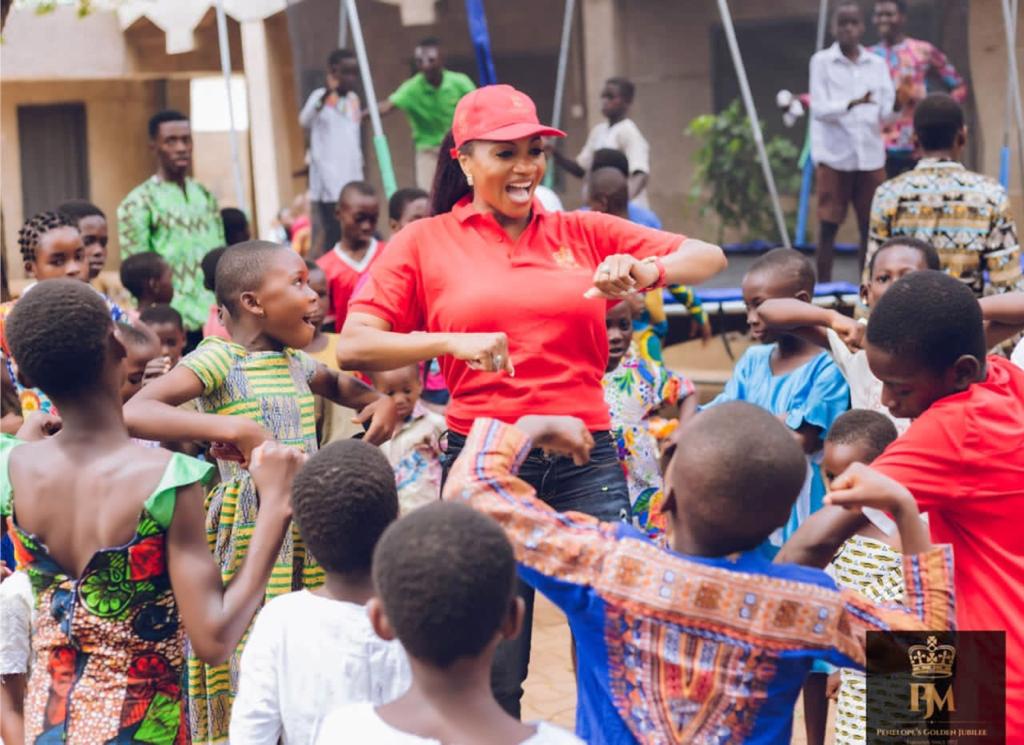 Beauty queen celebrates birthday with orphans